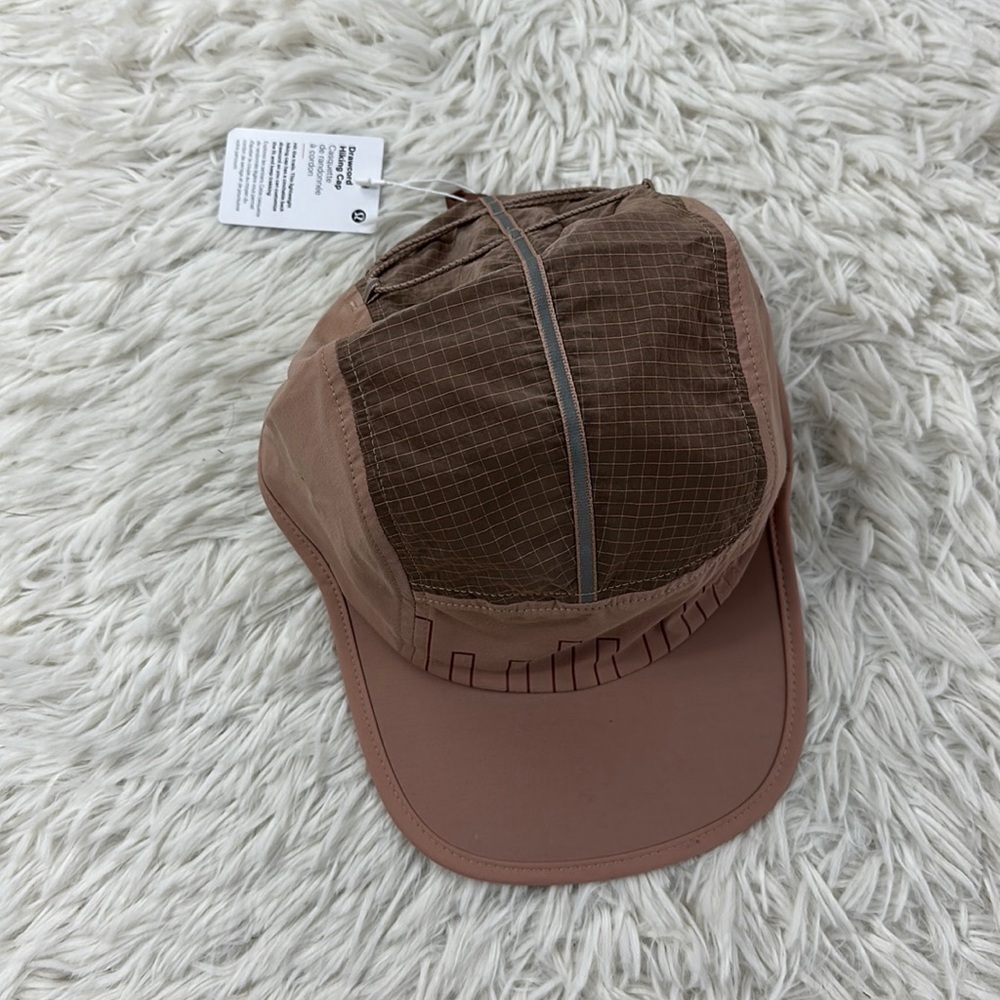 NWT Lululemon Drawcord Hiking Hat Pink Clay/Ancient Copper - Picture 1 of 6